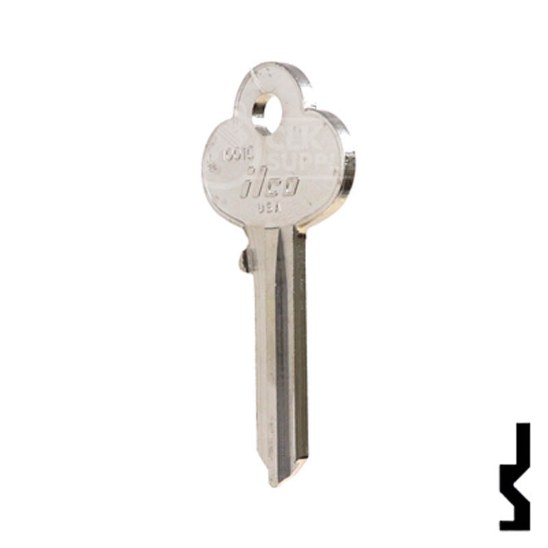 Uncut Key Blank |  Corbin | 1001C Residential-Commercial Key Ilco