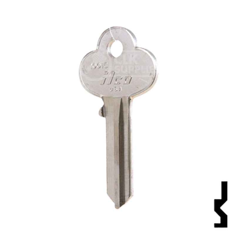 Uncut Key Blank |  Corbin | 1001C Residential-Commercial Key Ilco