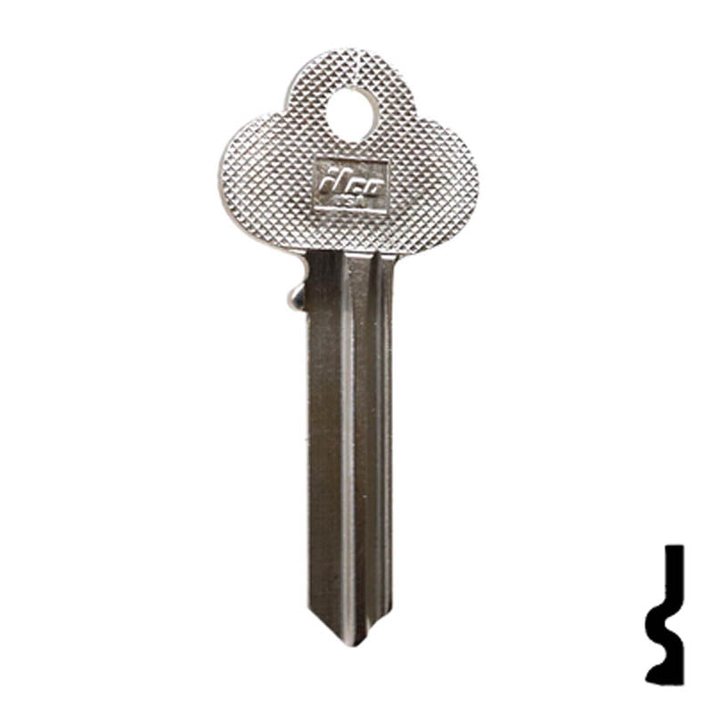 Uncut Key Blank | Corbin | 1001DA Residential-Commercial Key Ilco