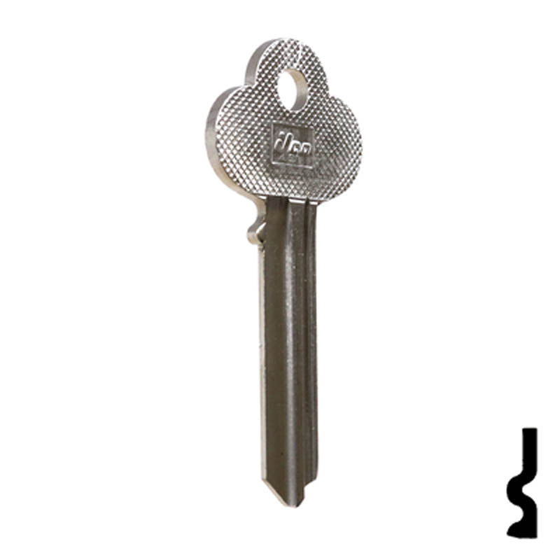 Uncut Key Blank | Corbin | 1001DA Residential-Commercial Key Ilco