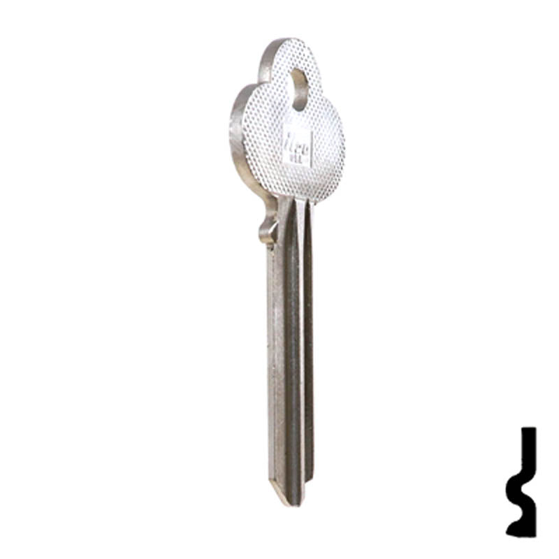 Uncut Key Blank | Corbin | 1001DA Residential-Commercial Key Ilco