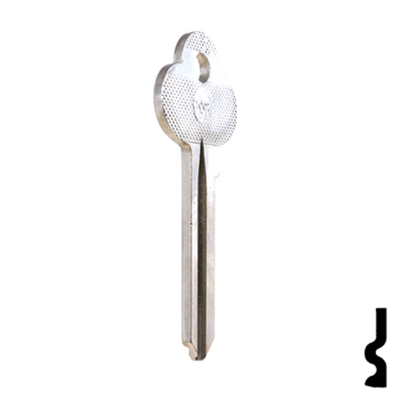 Uncut Key Blank | Corbin | 1001DA Residential-Commercial Key Ilco