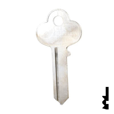 Uncut Key Blank | Corbin |  1001EB, CO3 Residential-Commercial Key Ilco