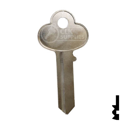 Uncut Key Blank | Corbin |  1001EB, CO3 Residential-Commercial Key Ilco