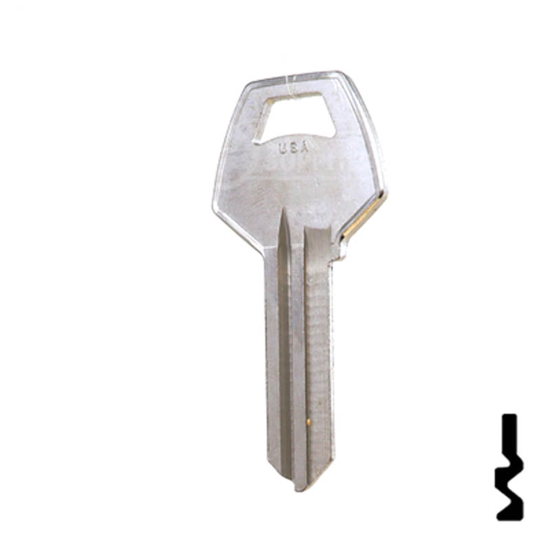 Uncut Key Blank | Corbin | 1001EH, CO87 Residential-Commercial Key Ilco