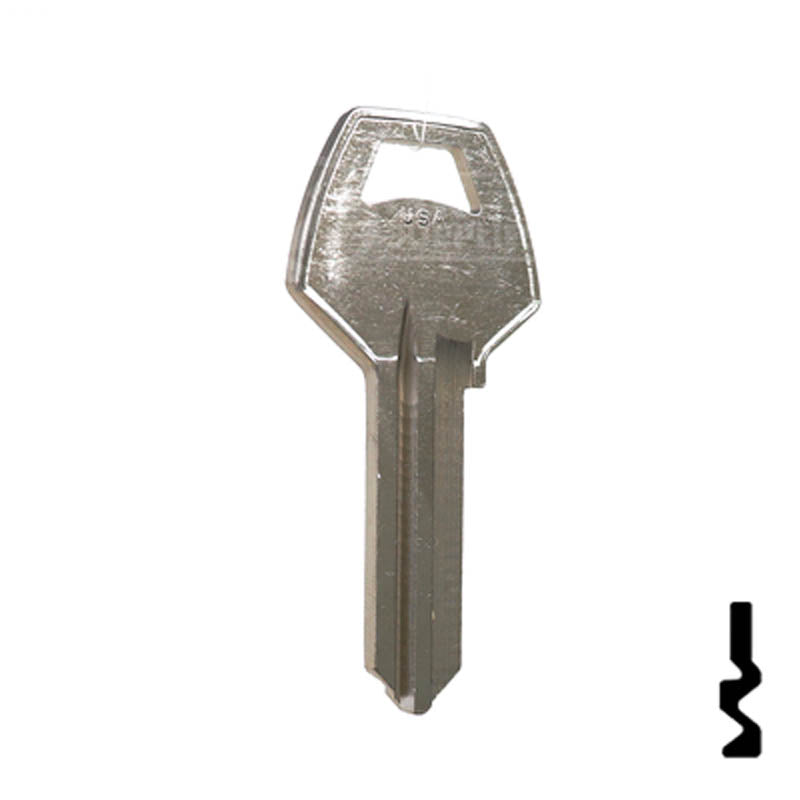 Uncut Key Blank | Corbin | 1001EH, CO87 Residential-Commercial Key Ilco