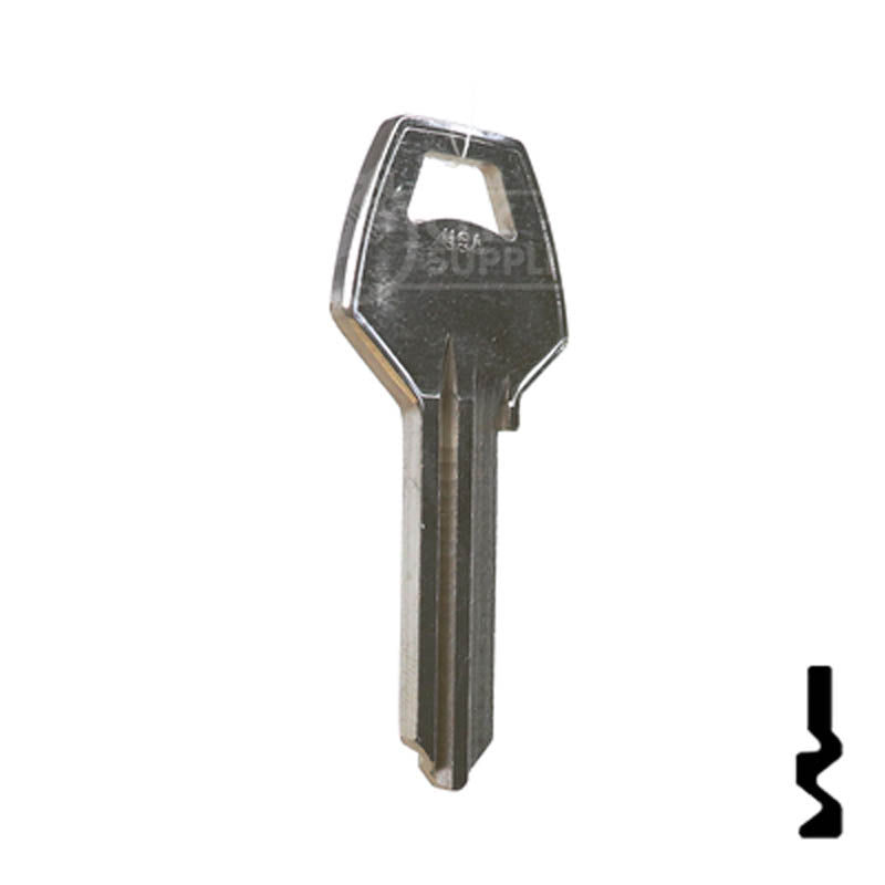 Uncut Key Blank | Corbin | 1001EH, CO87 Residential-Commercial Key Ilco