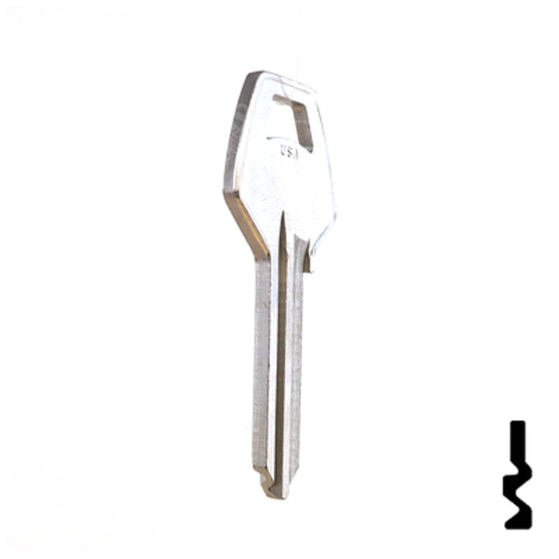 Uncut Key Blank | Corbin | 1001EH, CO87 Residential-Commercial Key Ilco