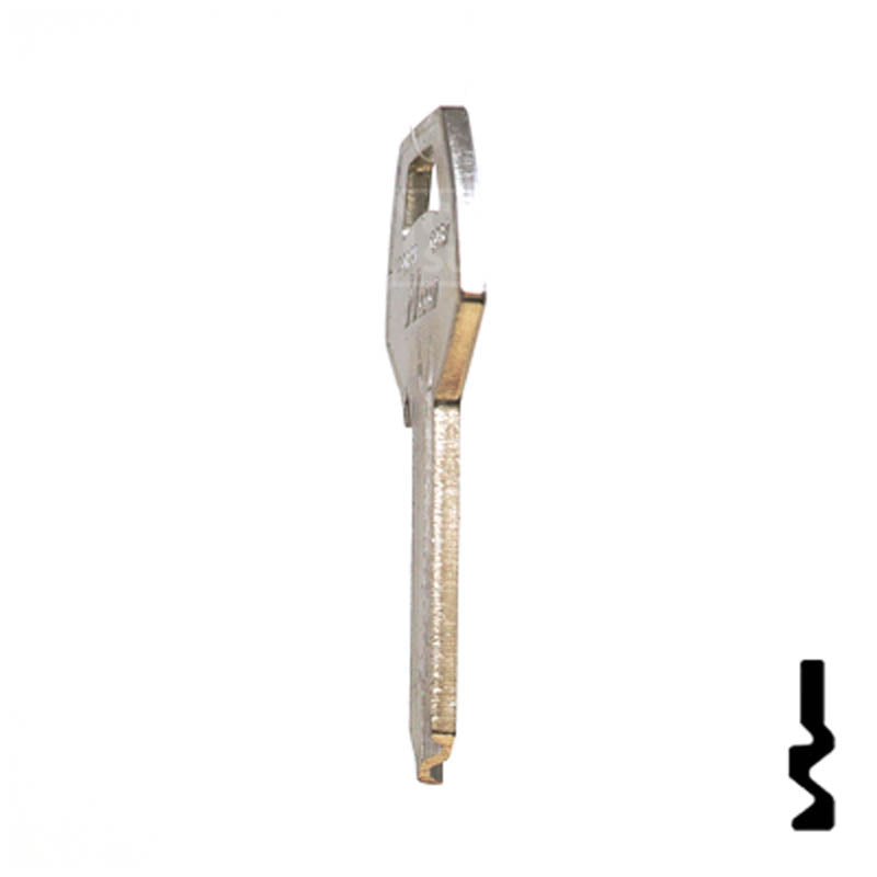 Uncut Key Blank | Corbin | 1001EH, CO87 Residential-Commercial Key Ilco