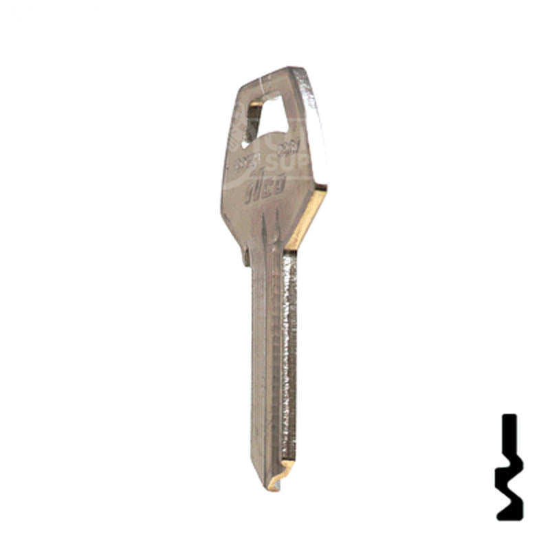 Uncut Key Blank | Corbin | 1001EH, CO87 Residential-Commercial Key Ilco