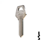 Uncut Key Blank | Corbin | 1001EH, CO87 Residential-Commercial Key Ilco