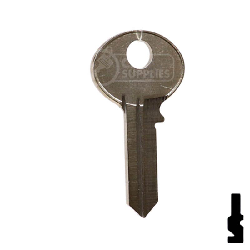 Uncut Key Blank | Corbin | 1003A Residential-Commercial Key Ilco