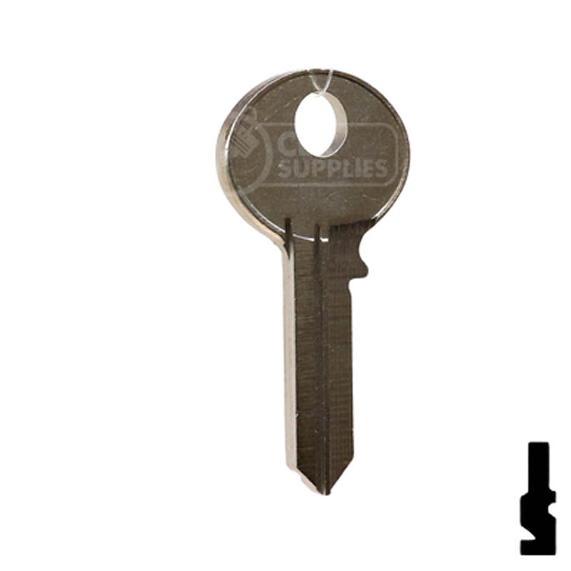 Uncut Key Blank | Corbin | 1003A Residential-Commercial Key Ilco