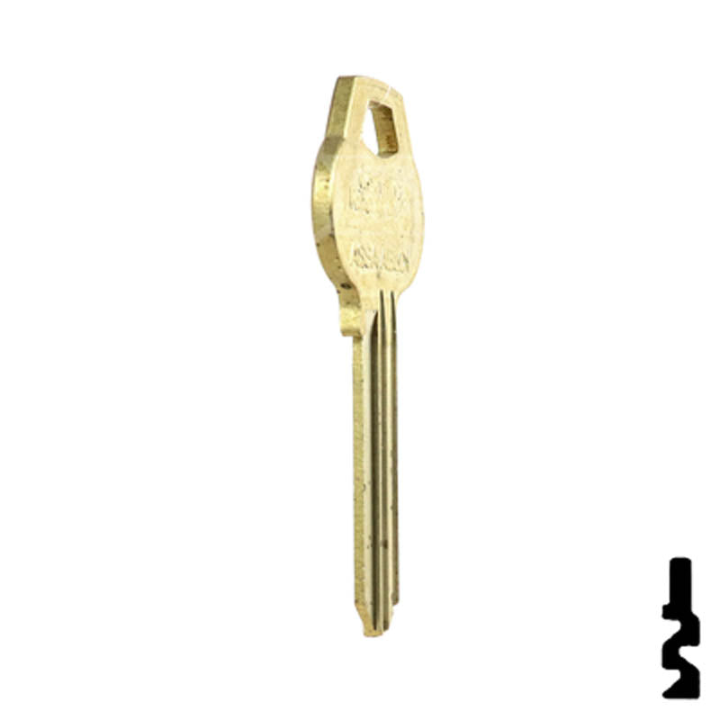 Uncut Key Blank | Corbin | A1001D2, CO108 Residential-Commercial Key Ilco