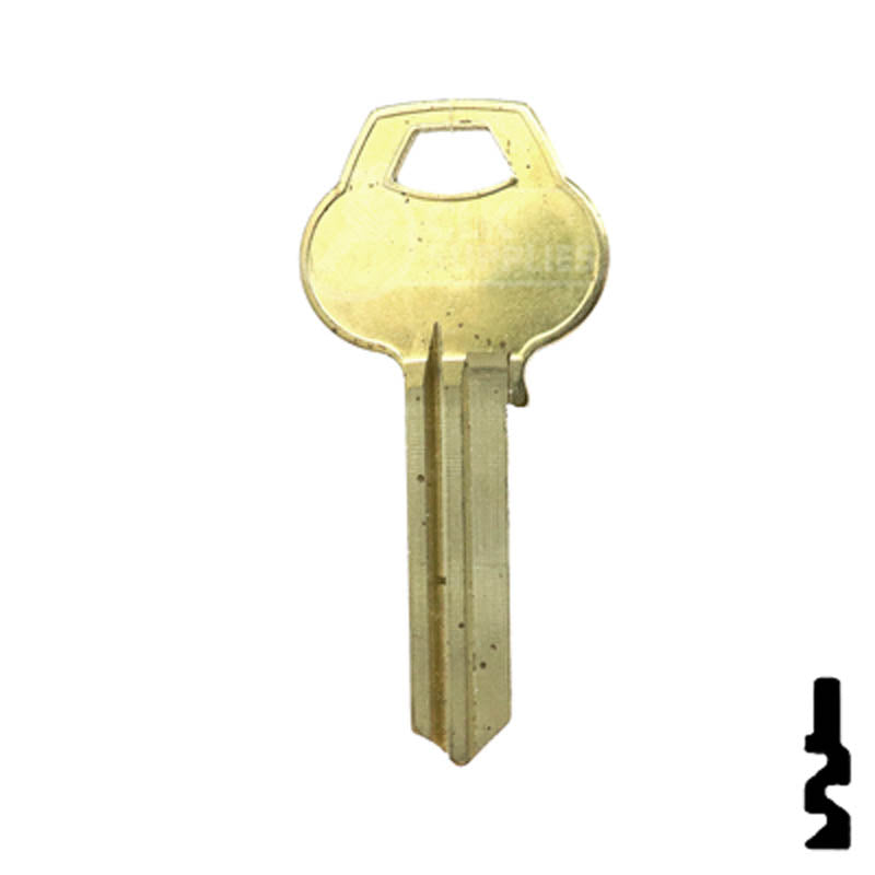 Uncut Key Blank | Corbin | A1001D2, CO108 Residential-Commercial Key Ilco