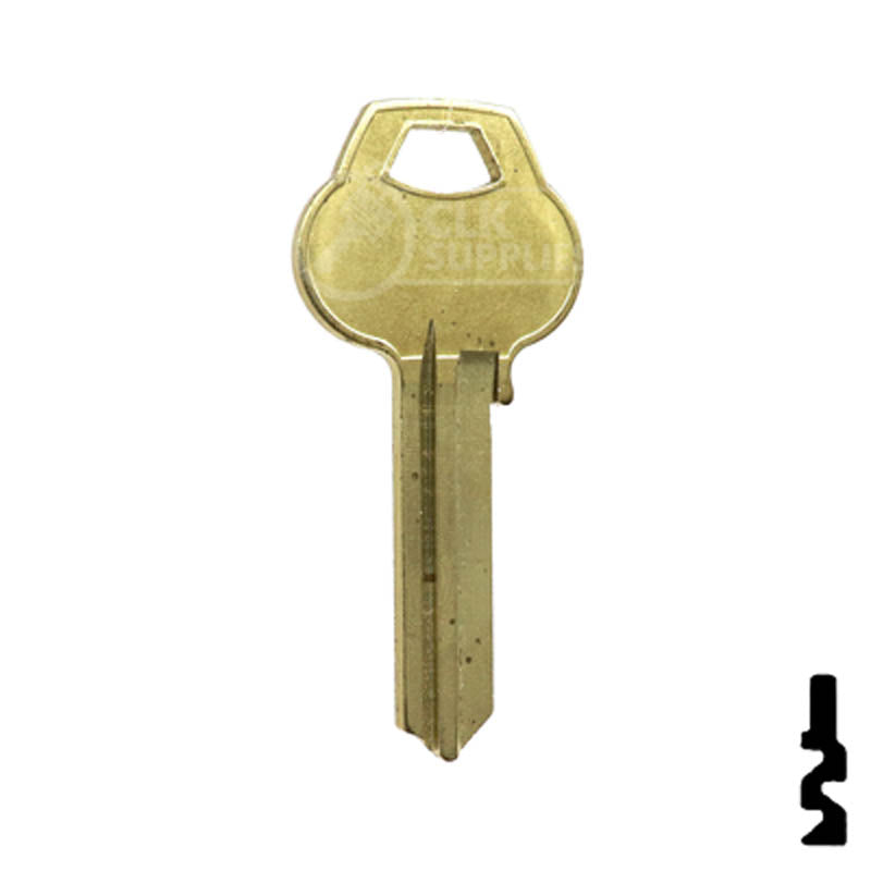 Uncut Key Blank | Corbin | A1001D2, CO108 Residential-Commercial Key Ilco