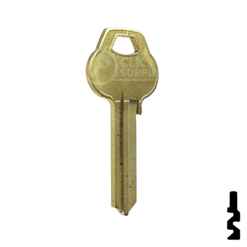 Uncut Key Blank | Corbin | A1001D2, CO108 Residential-Commercial Key Ilco