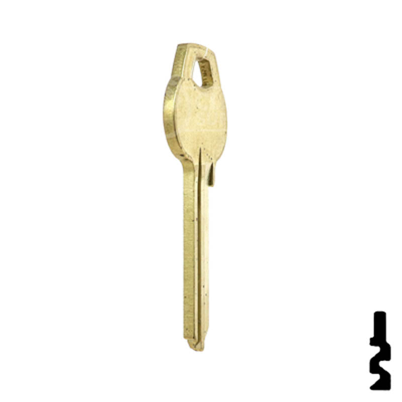 Uncut Key Blank | Corbin | A1001D2, CO108 Residential-Commercial Key Ilco