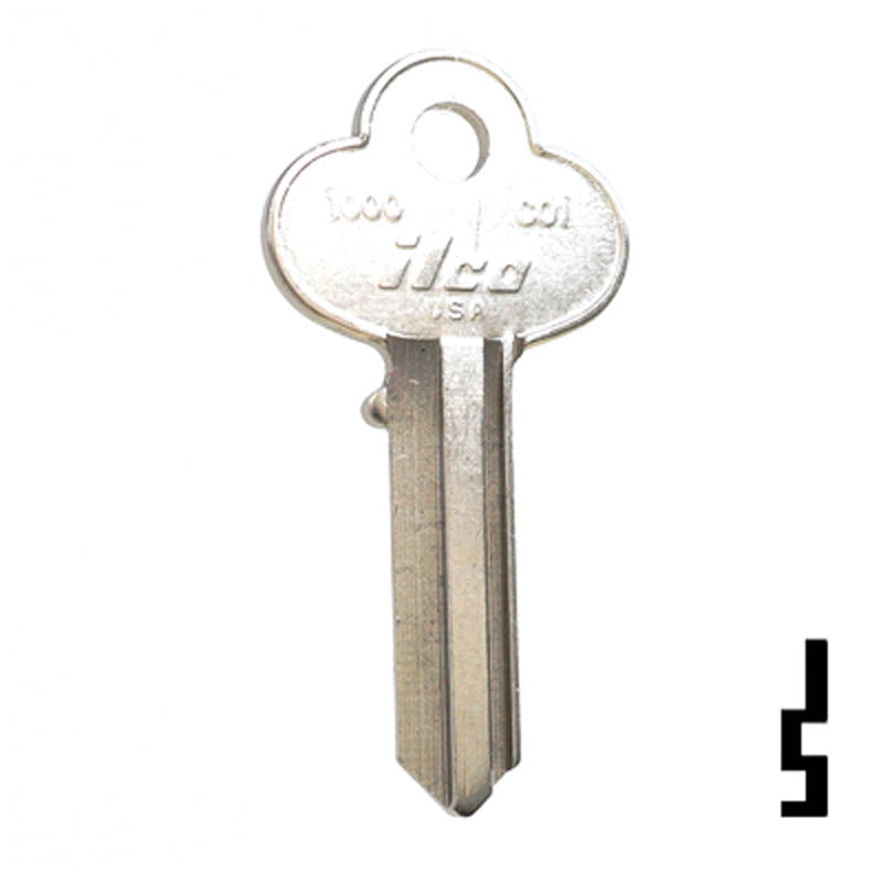 Uncut Key Blank | Corbin | CO1 Residential-Commercial Key Ilco