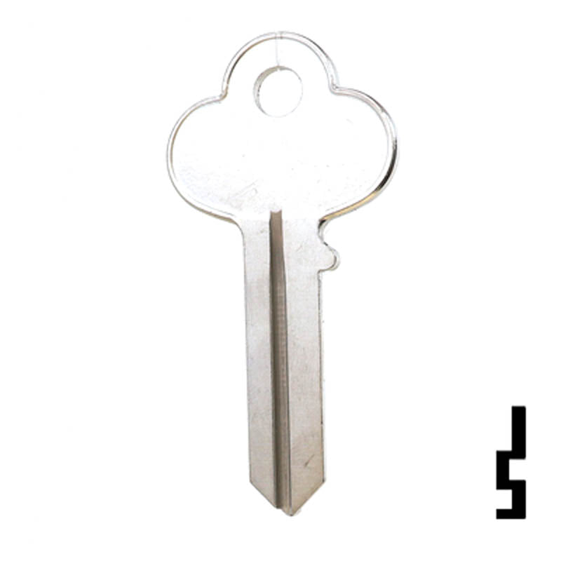 Uncut Key Blank | Corbin | CO1 Residential-Commercial Key Ilco