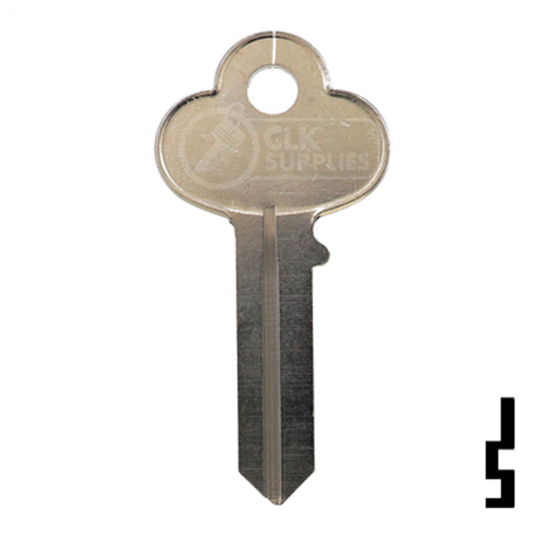 Uncut Key Blank | Corbin | CO1 Residential-Commercial Key Ilco