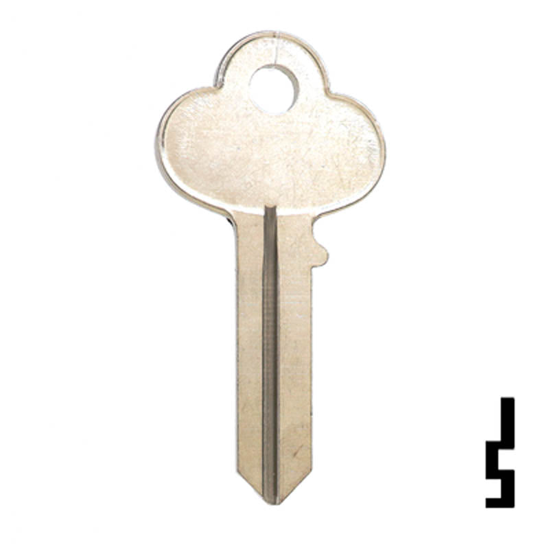 Uncut Key Blank | Corbin | CO1 Residential-Commercial Key Ilco