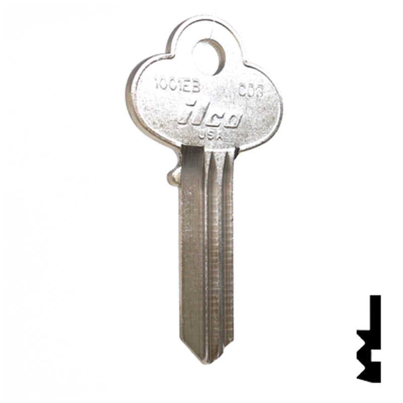 Uncut Key Blank | Corbin | CO3 Residential-Commercial Key Ilco