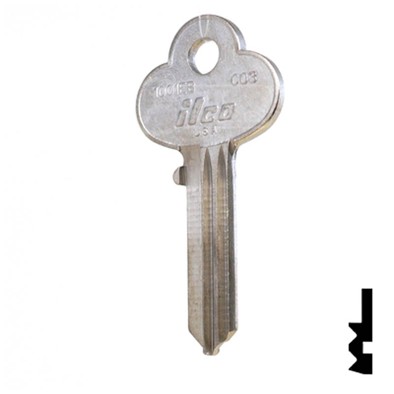 Uncut Key Blank | Corbin | CO3 Residential-Commercial Key Ilco
