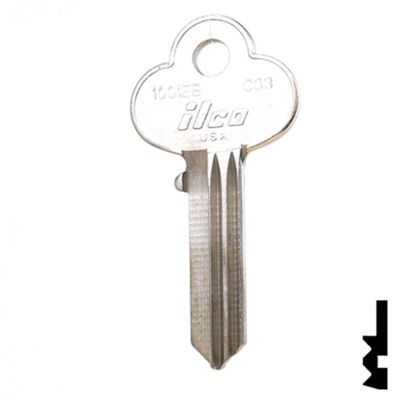 Uncut Key Blank | Corbin | CO3 Residential-Commercial Key Ilco