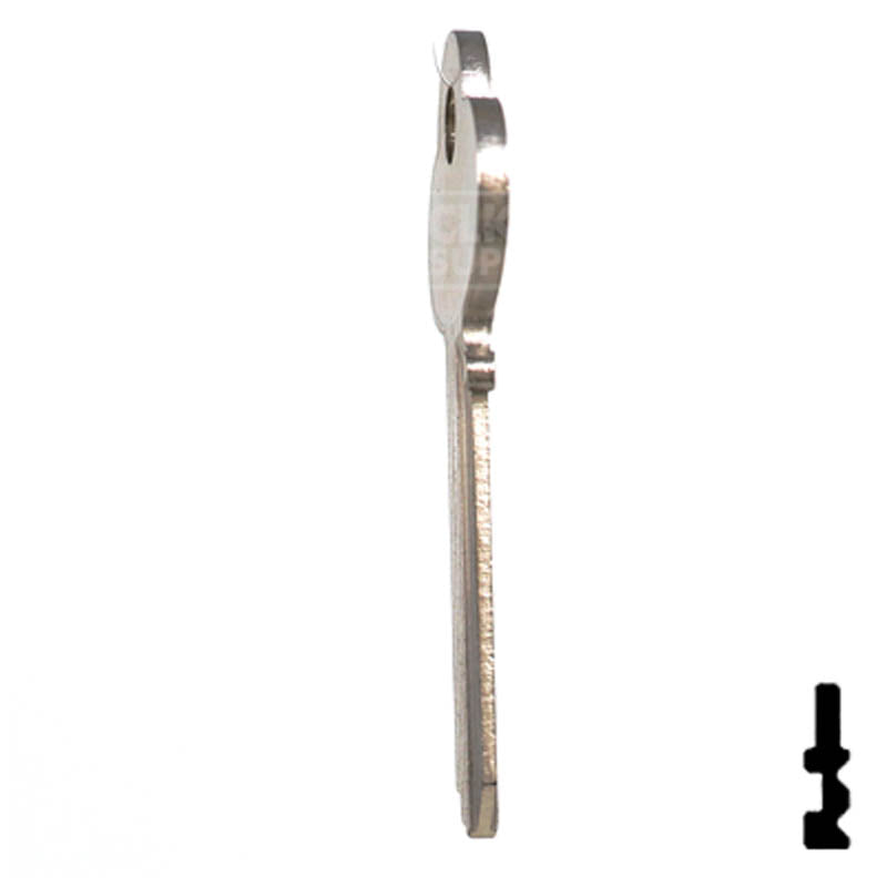 Uncut Key Blank | Corbin | R1001ET Residential-Commercial Key Ilco