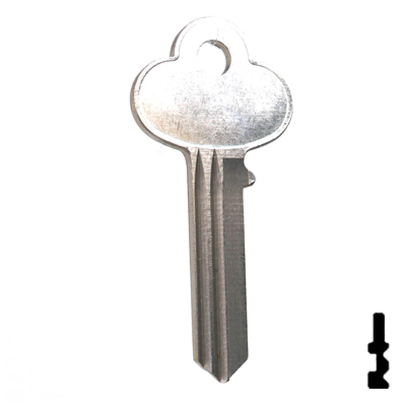 Uncut Key Blank | Corbin | R1001ET Residential-Commercial Key Ilco