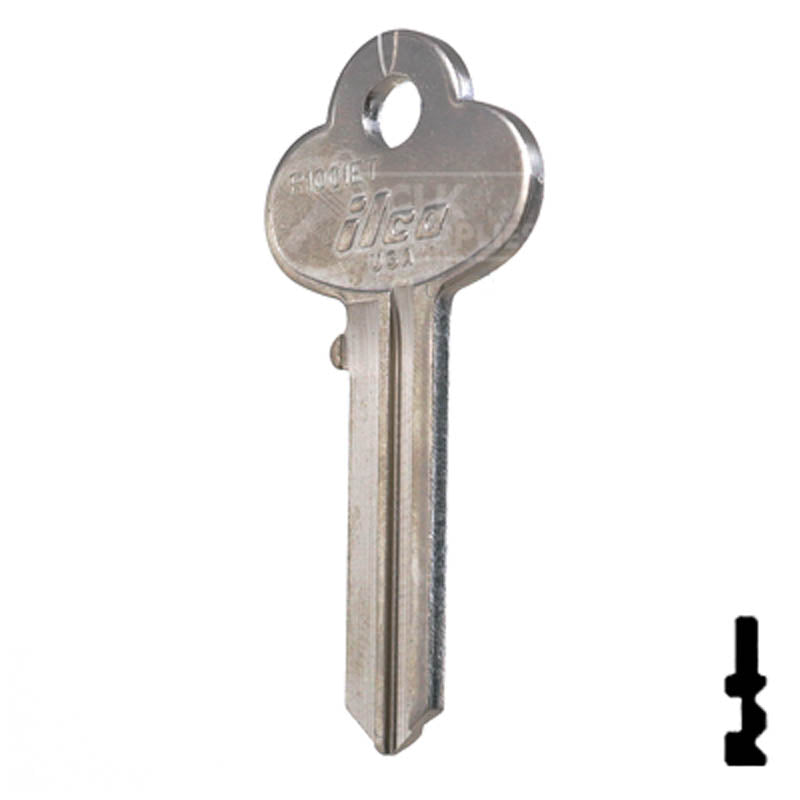 Uncut Key Blank | Corbin | R1001ET Residential-Commercial Key Ilco