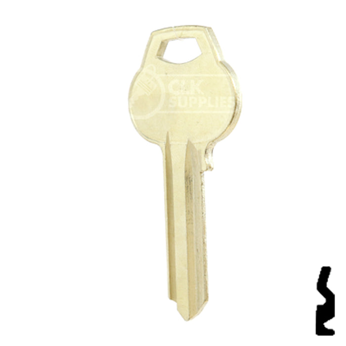 Uncut Key Blank | Corbin Russwin | 1011-L4 Residential-Commercial Key Ilco