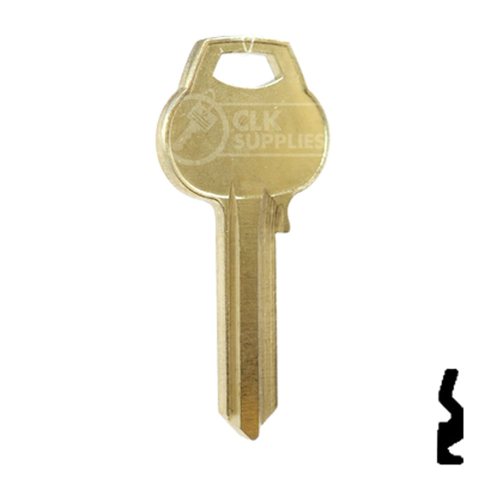 Uncut Key Blank | Corbin Russwin | 1011-L4 Residential-Commercial Key Ilco