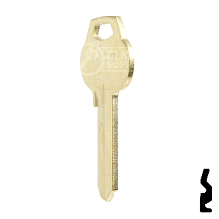 Uncut Key Blank | Corbin Russwin | 1011-L4 Residential-Commercial Key Ilco