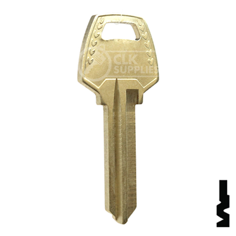 Uncut Key Blank | Corbin Russwin | 60-6-NS,COR-9S Residential-Commercial Key JMA USA