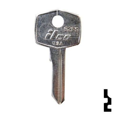 Uncut Key Blank | Corbin Russwin | 62FS, S71B Residential-Commercial Key Ilco