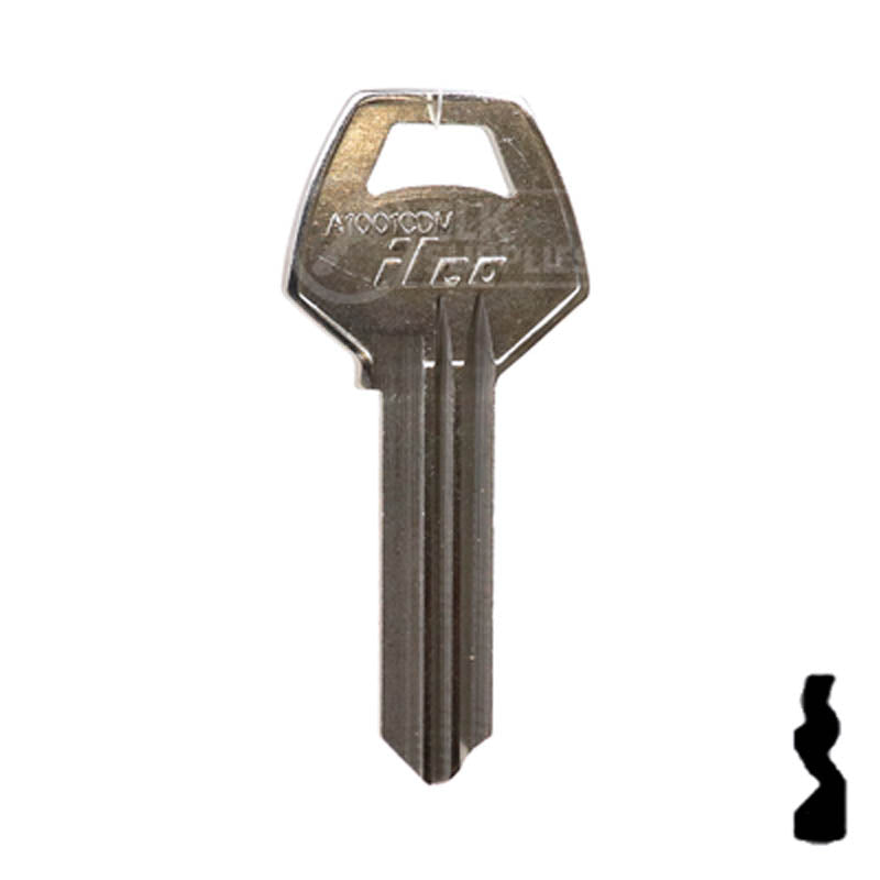 Uncut Key Blank | Corbin Russwin | A1001CDM Residential-Commercial Key Ilco