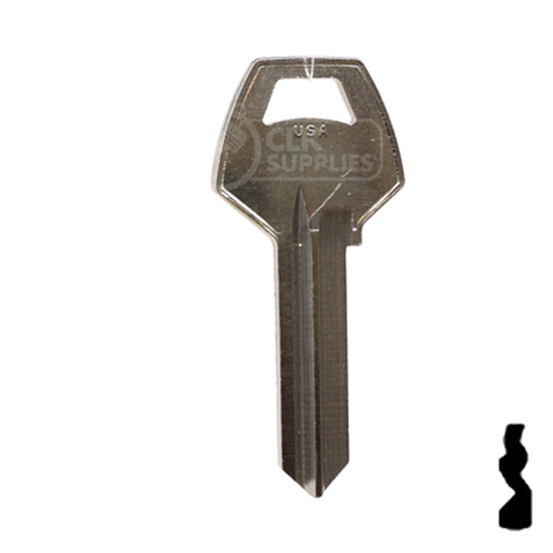Uncut Key Blank | Corbin Russwin | A1001CDM Residential-Commercial Key Ilco