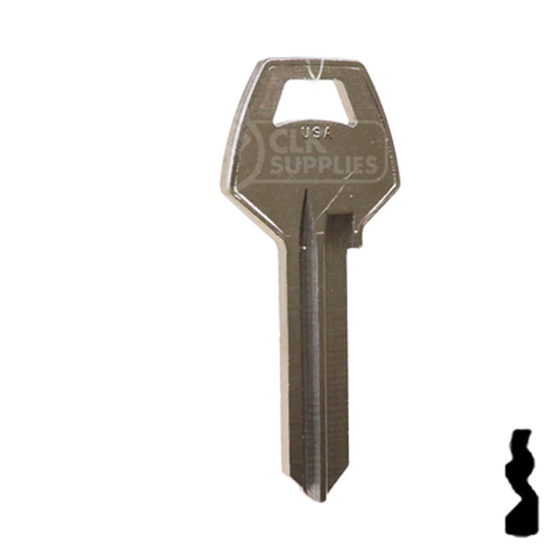 Uncut Key Blank | Corbin Russwin | A1001CDM Residential-Commercial Key Ilco