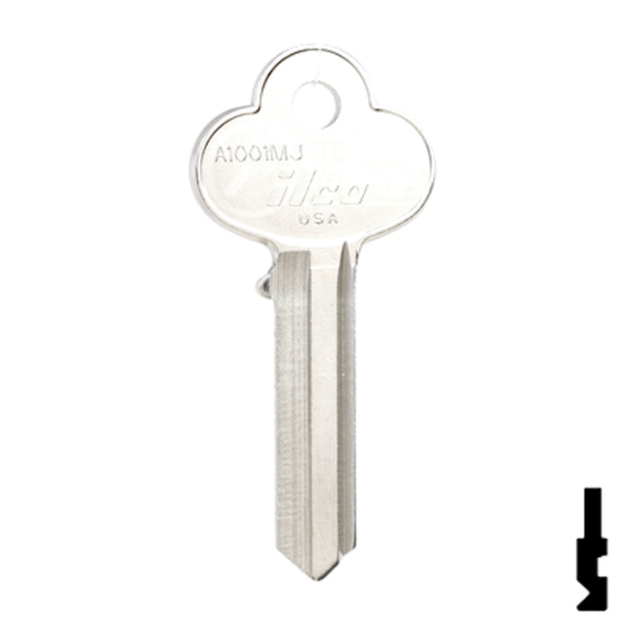 Uncut Key Blank | Corbin Russwin | A1001MJ, COR-112 Residential-Commercial Key Ilco