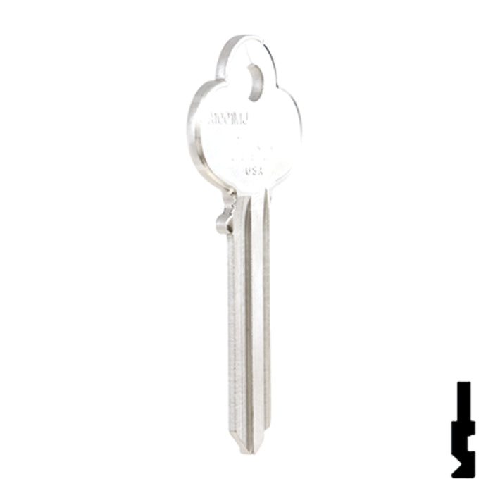 Uncut Key Blank | Corbin Russwin | A1001MJ, COR-112 Residential-Commercial Key Ilco