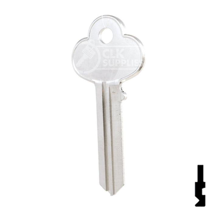 Uncut Key Blank | Corbin Russwin | A1001MJ, COR-112 Residential-Commercial Key Ilco