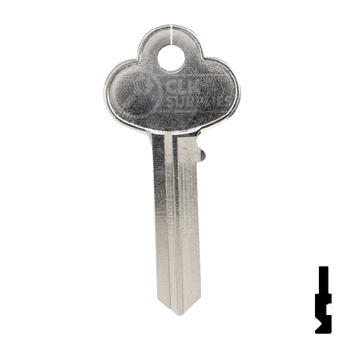 Uncut Key Blank | Corbin Russwin | A1001MJ, COR-112 Residential-Commercial Key Ilco