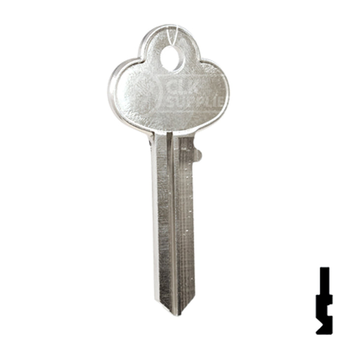 Uncut Key Blank | Corbin Russwin | A1001MJ, COR-112 Residential-Commercial Key Ilco