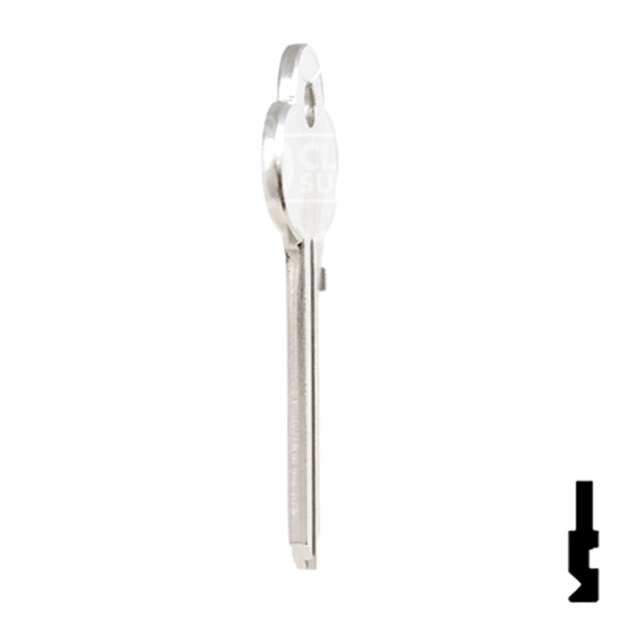 Uncut Key Blank | Corbin Russwin | A1001MJ, COR-112 Residential-Commercial Key Ilco