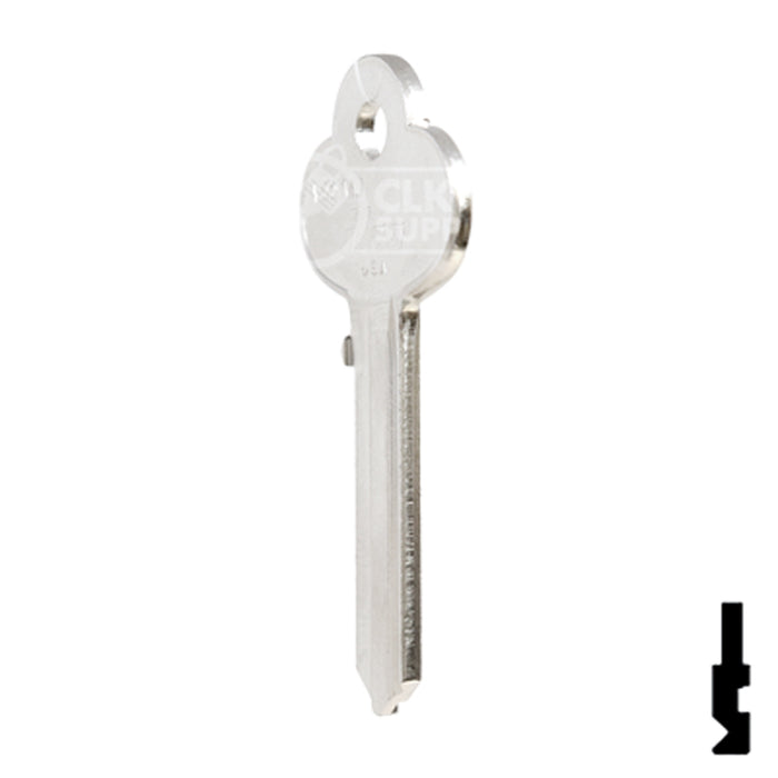 Uncut Key Blank | Corbin Russwin | A1001MJ, COR-112 Residential-Commercial Key Ilco