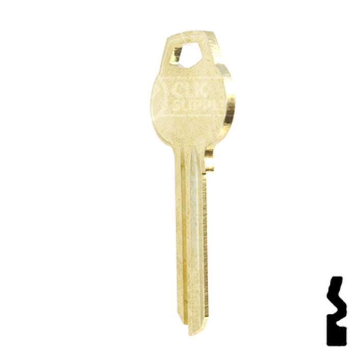 Uncut Key Blank | Corbin Russwin | A1011-L1 Residential-Commercial Key Ilco