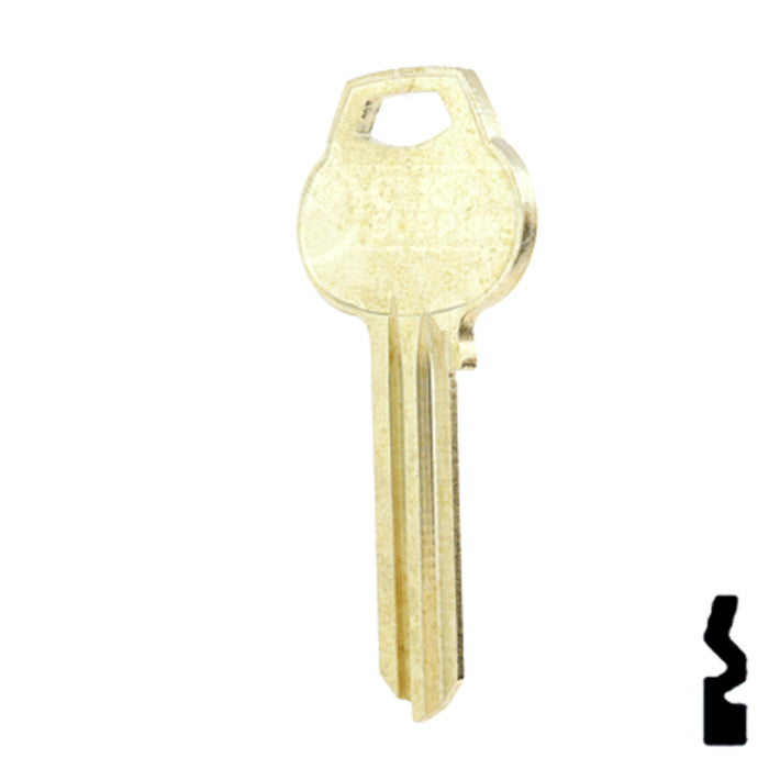 Uncut Key Blank | Corbin Russwin | A1011-L1 Residential-Commercial Key Ilco