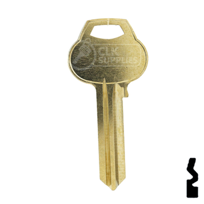 Uncut Key Blank | Corbin Russwin | A1011-L1 Residential-Commercial Key Ilco